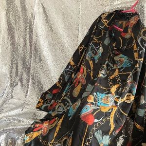 Cute chain oversized top